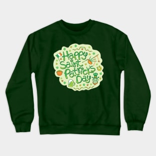 Celebrate Saint Patrick's Day in big style! Crewneck Sweatshirt